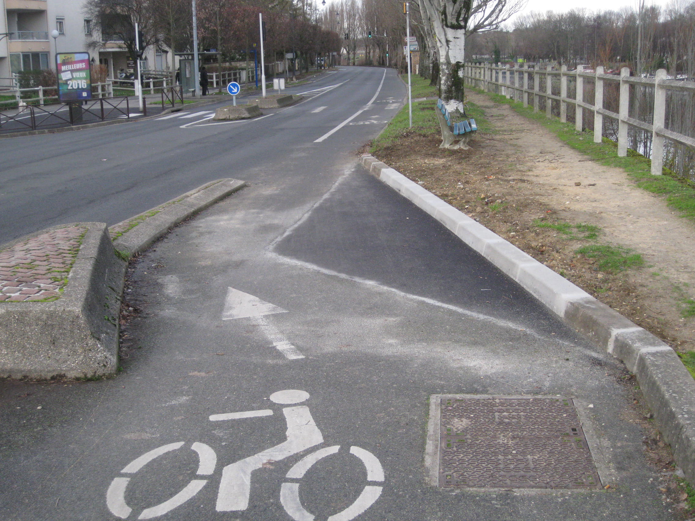 Piste quai-Mayenne