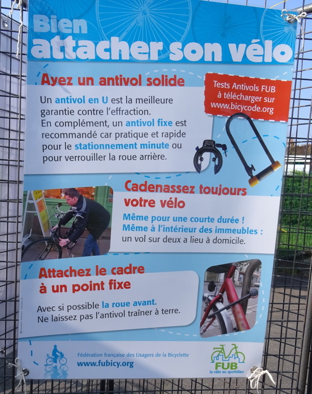 Bien attacher son vélo