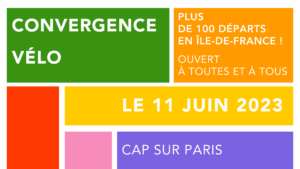 Venez le dimanche 11 juin 2023 à la Convergence vélo !