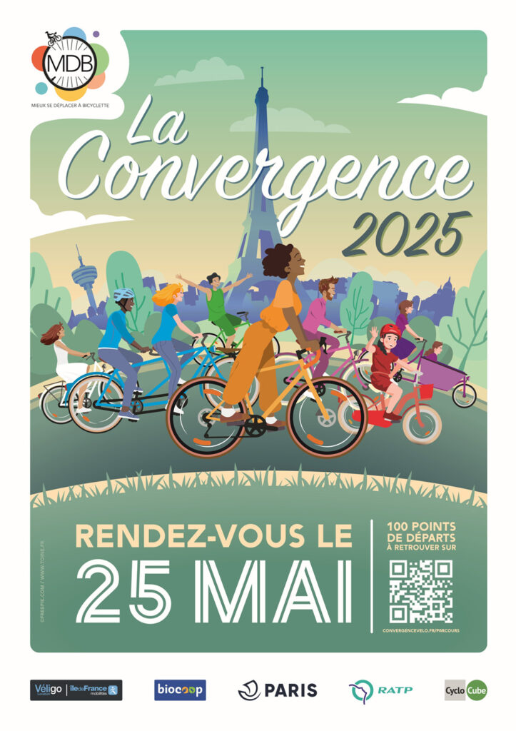 Affiche de la Convergence Vélo 2025