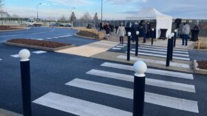 A Champigny, un rond-point à la Hollandaise bien carré